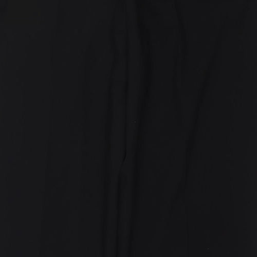 Bonmarché Womens Black Polyester Trousers Size 14 L26 in Regular