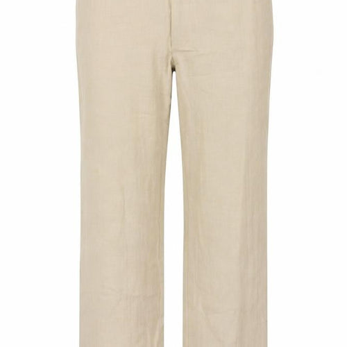 Jonny Q Womens Beige Cotton Trousers Size 18 L28 in Regular Zip