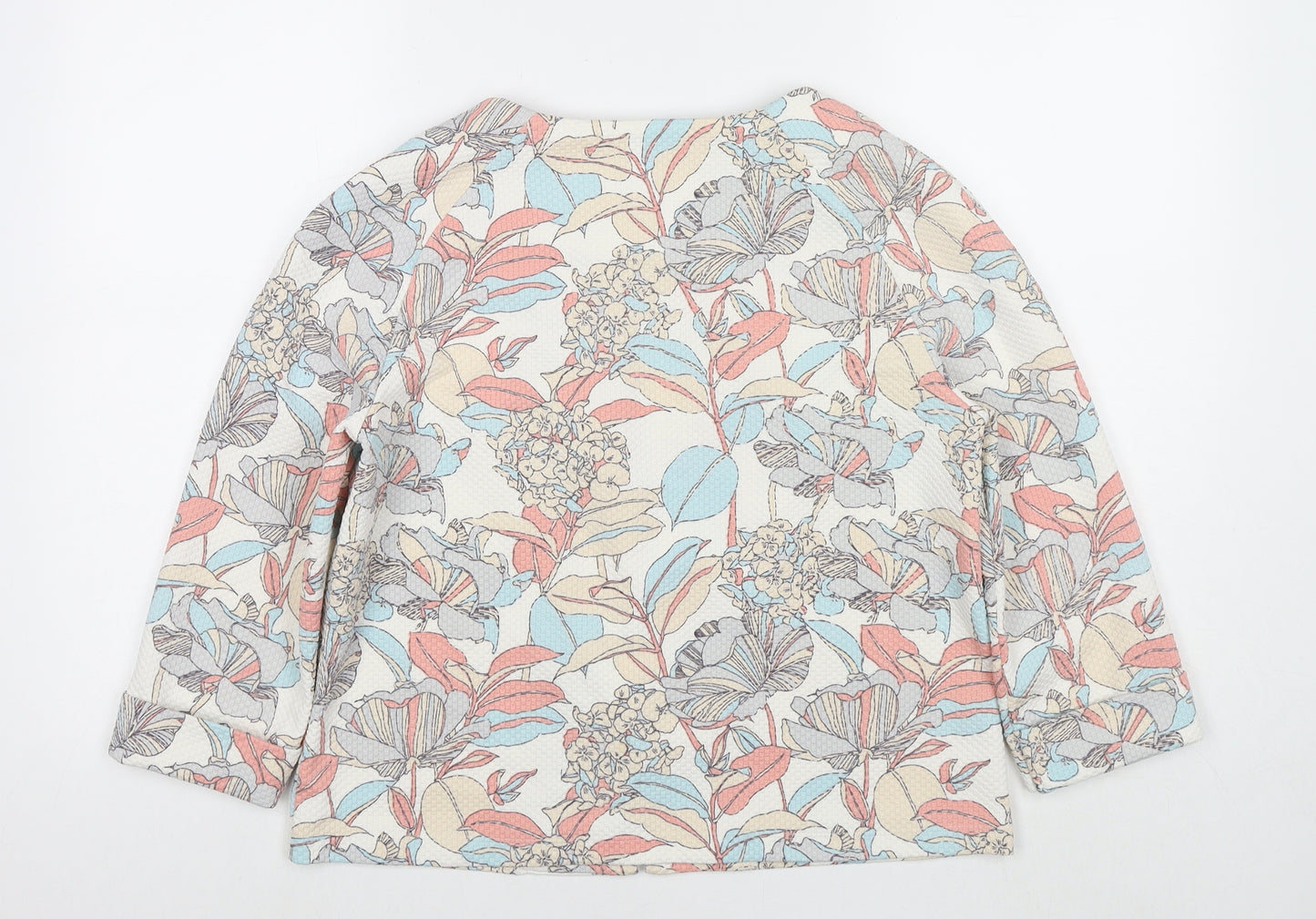 Marks and Spencer Womens Multicoloured Floral Jacket Blazer Size 12