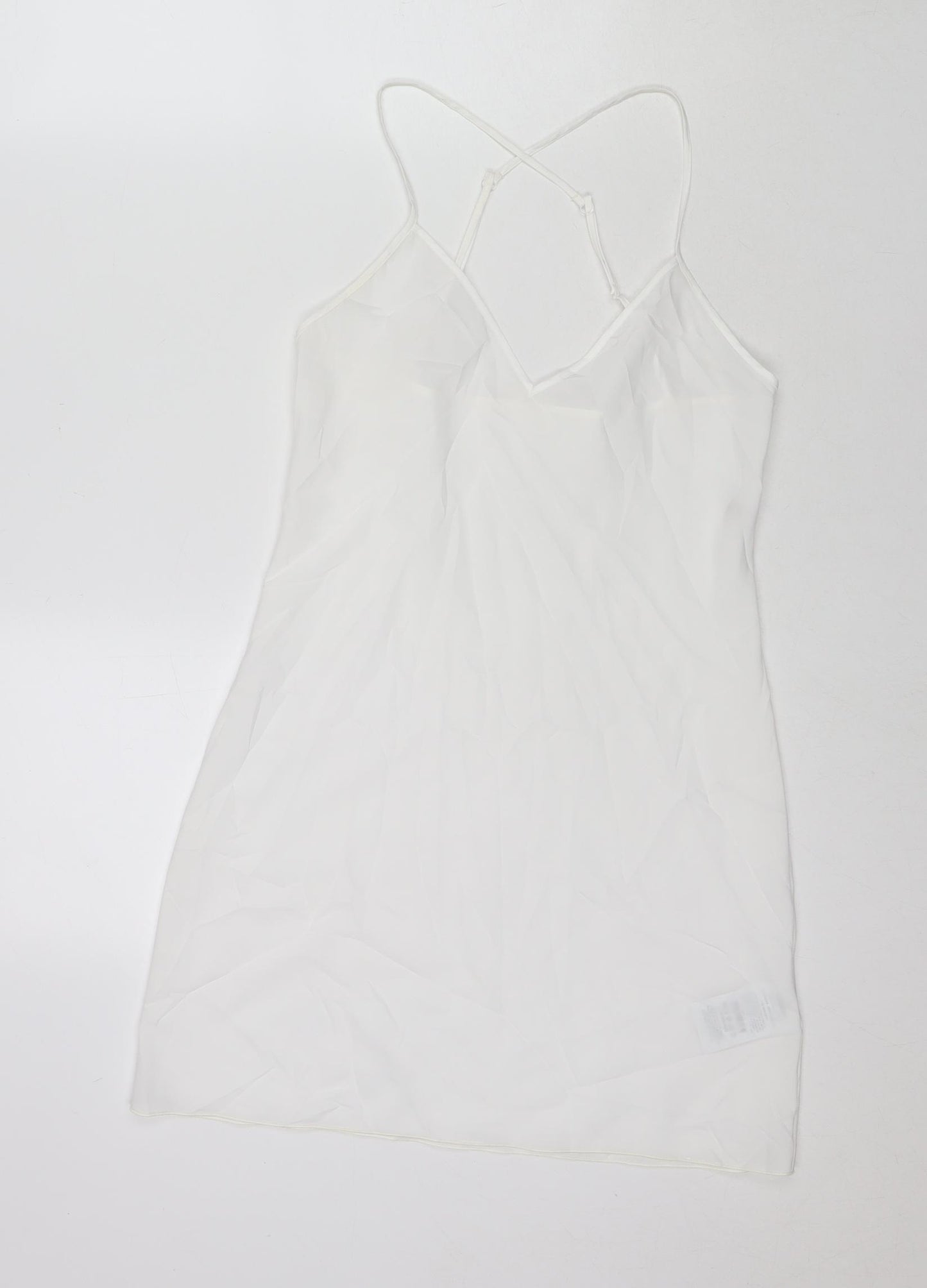 Missoni Womens White Polyester Mini Size 10 V-Neck Pullover