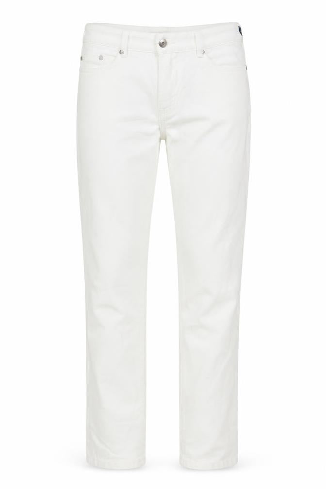 Steilmann Womens White Cotton Skinny Jeans Size 8 L31 in Regular Zip