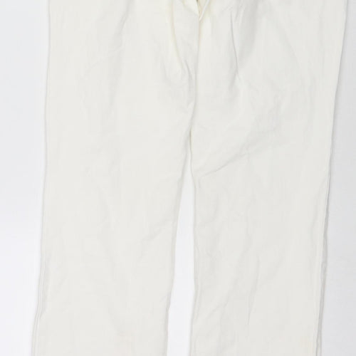 Steilmann Womens White Cotton Skinny Jeans Size 8 L31 in Regular Zip