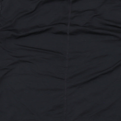 Nike Womens Black Polyester Basic Casual Size L Round Neck Pullover