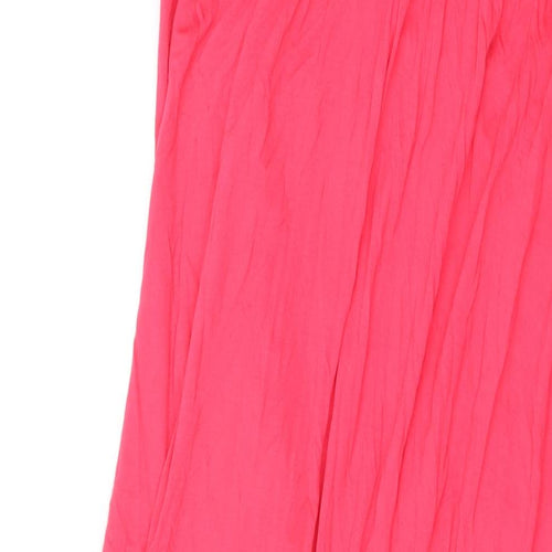 NEXT Womens Pink Viscose Maxi Size 12 V-Neck Pullover - Beaded