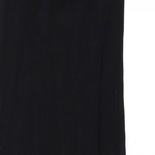 Garage Womens Black Modal Maxi Size XS Round Neck Pullover - Backless