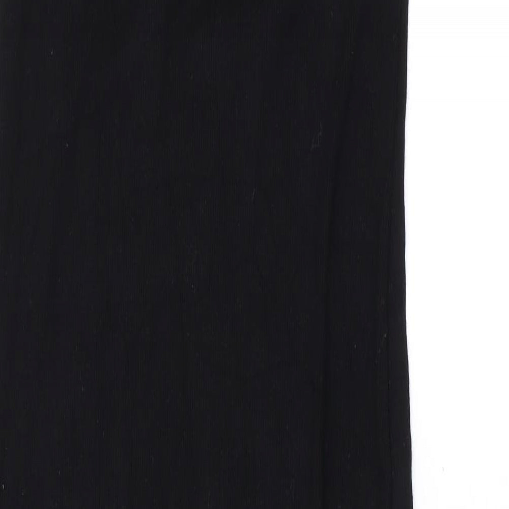 Garage Womens Black Modal Maxi Size XS Round Neck Pullover - Backless