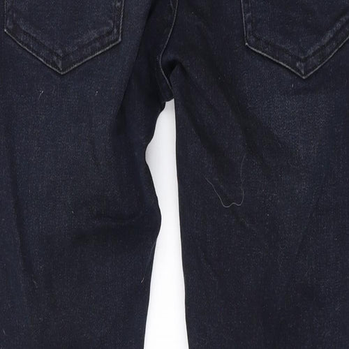 Topman Mens Blue Cotton Skinny Jeans Size 28 in L27 in Regular Zip