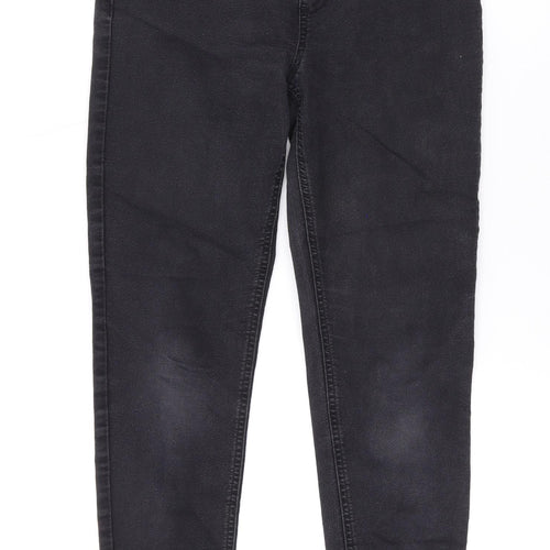 Marks and Spencer Womens Grey Cotton Jegging Jeans Size 10 L24 in Regular