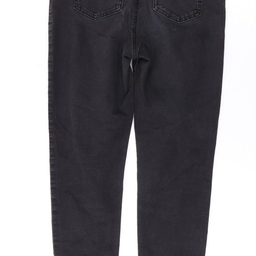 Marks and Spencer Womens Grey Cotton Jegging Jeans Size 10 L24 in Regular
