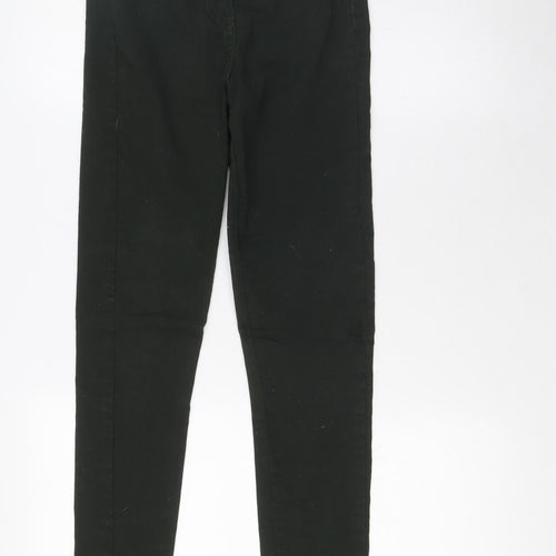 Denim & Co. Womens Green Cotton Skinny Jeans Size 6 L29 in Regular Zip