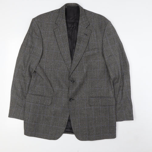 Marks and Spencer Mens Grey Wool Jacket Suit Jacket Size 40 Regular