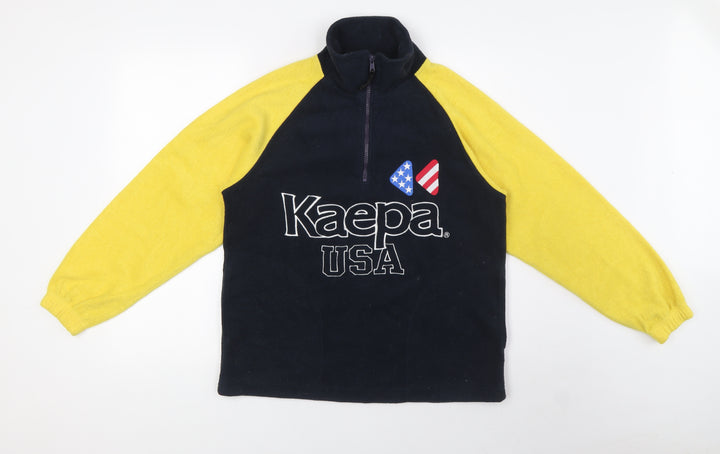 Kaepa Boys Blue 100% Polyester Pullover Sweatshirt Size 15-16 Years Zip