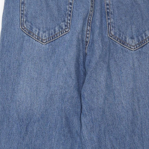 Divided Womens Blue Cotton Bootcut Jeans Size 8 L32 in Regular Zip