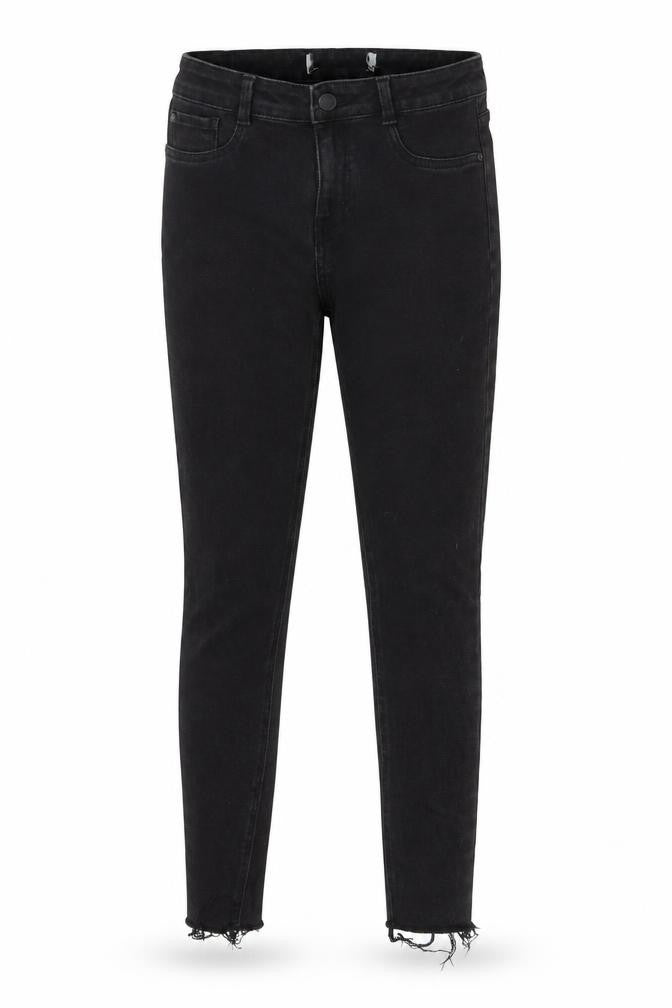 915 Generation Girls Beige Cotton Skinny Jeans Size 14 Years L27 in Slim Zip - Raw Hem