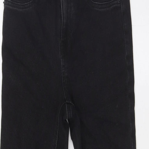 915 Generation Girls Beige Cotton Skinny Jeans Size 14 Years L27 in Slim Zip - Raw Hem