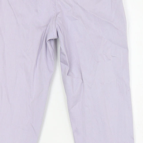 New Look Girls Purple Cotton Skinny Jeans Size 14 Years L30 in Regular Zip