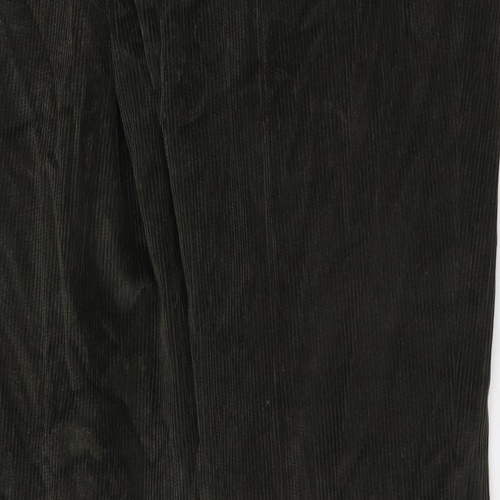 Berkertex Mens Green Cotton Trousers Size 32 in L31 in Regular Tie