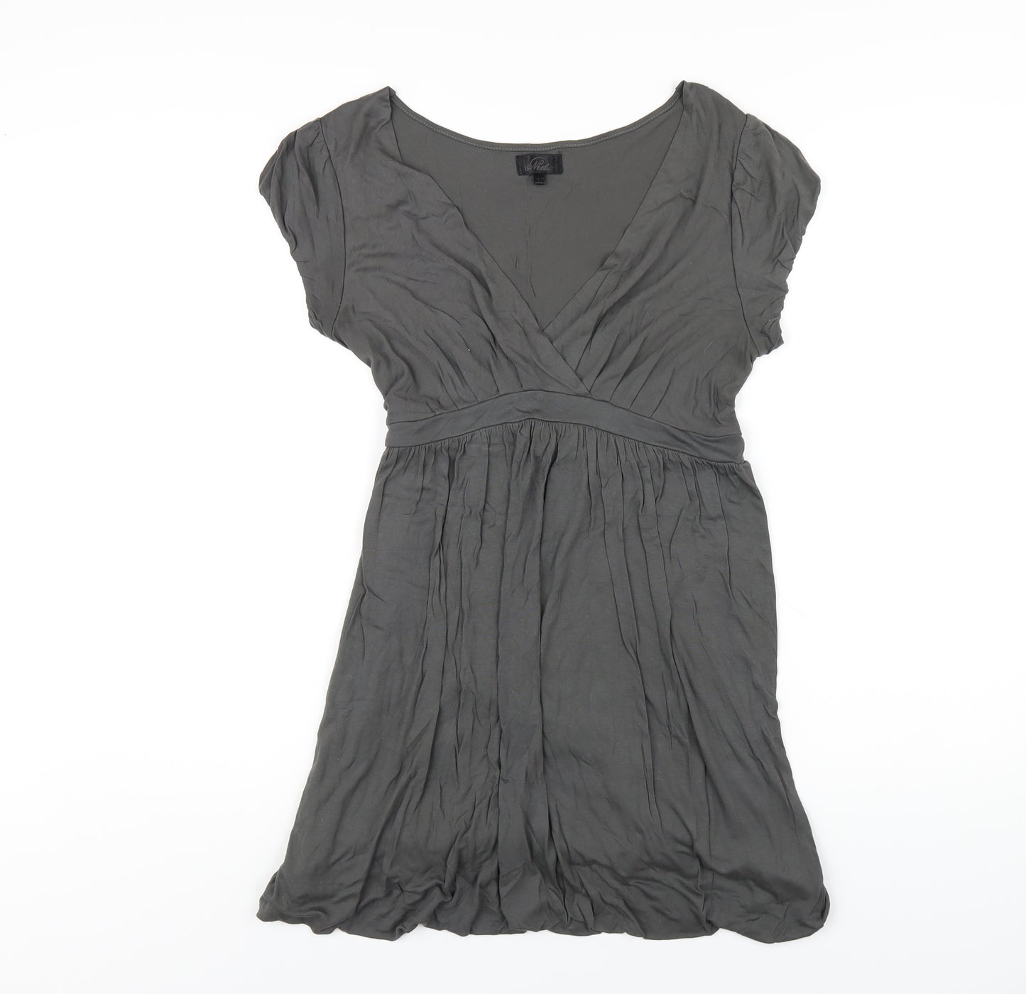 NEXT Womens Grey Viscose A-Line Size 12 Round Neck Pullover