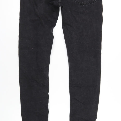 Denim & Co. Mens Black Cotton Skinny Jeans Size 30 in L34 in Regular Button
