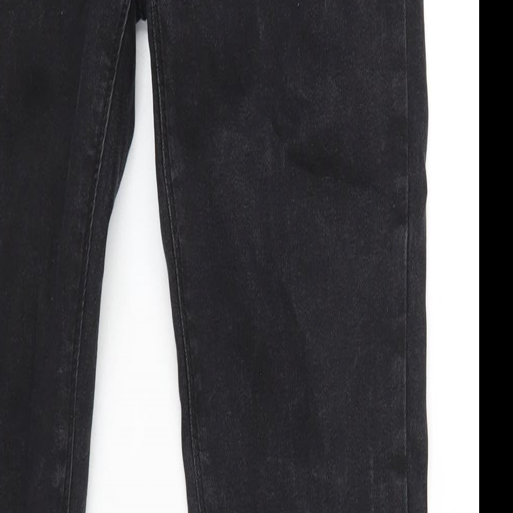 Denim & Co. Mens Black Cotton Skinny Jeans Size 30 in L34 in Regular Button