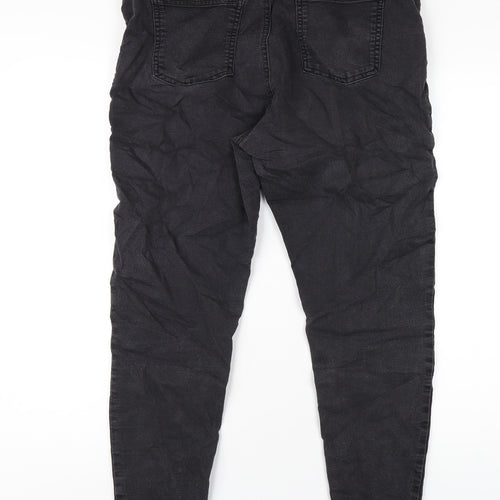 marksand Womens Black Cotton Jegging Jeans Size 16 L28 in Regular