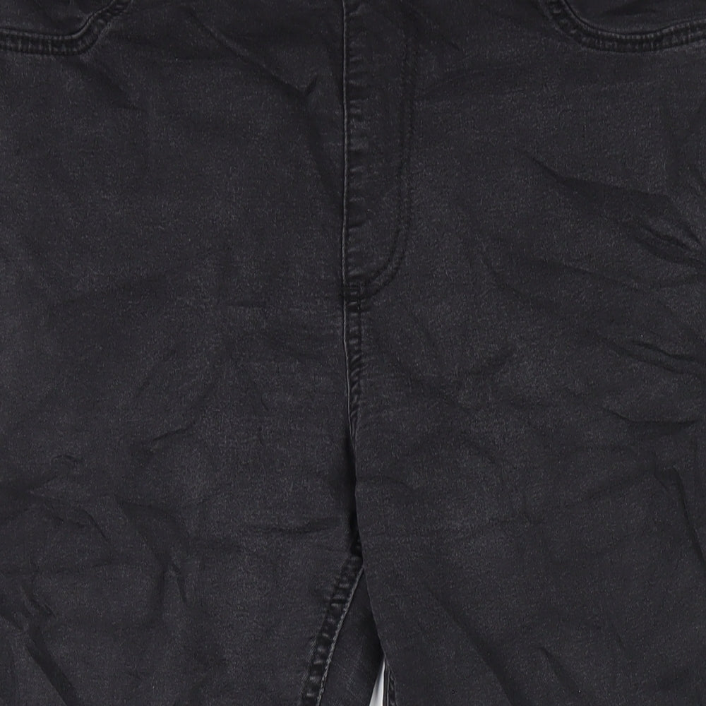 marksand Womens Black Cotton Jegging Jeans Size 16 L28 in Regular