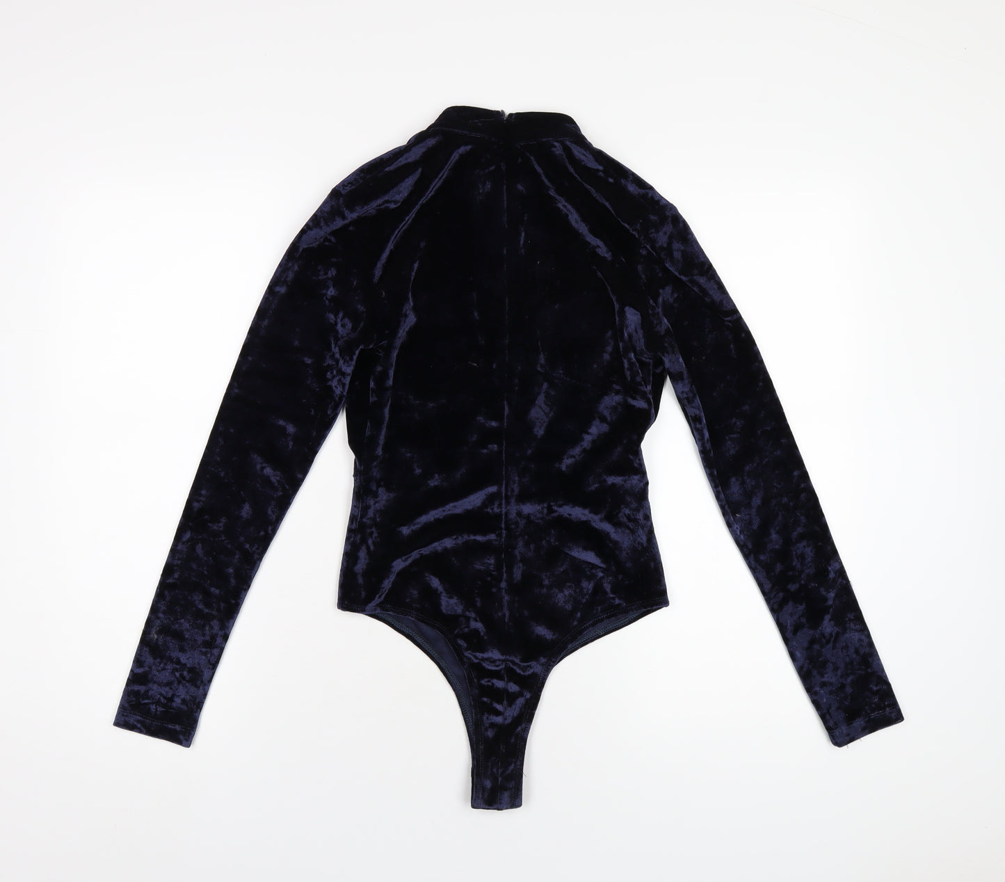 Sisters of the Tribe Womens Blue Polyester Bodysuit One-Piece Size 8 Zip