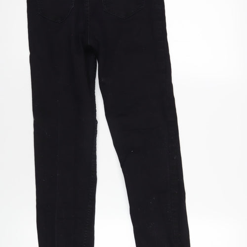 New Look Womens Blue Cotton Skinny Jeans Size 10 L31 in Regular Zip