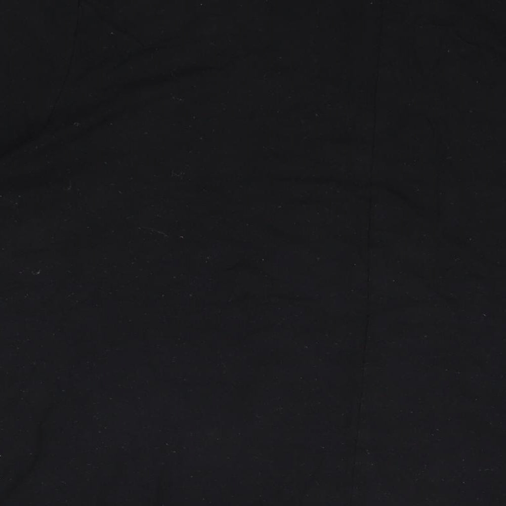 Love Yours Womens Black Viscose Basic T-Shirt Size 20 Square Neck