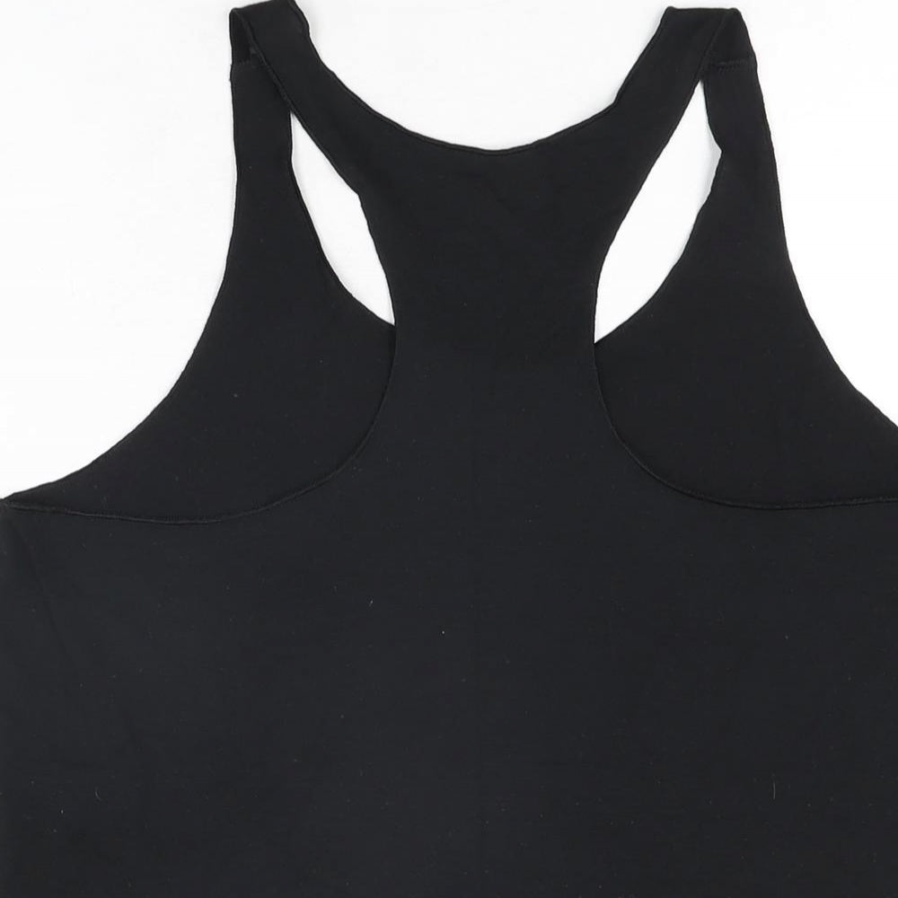 adidas Womens Black Polyester Basic Tank Size 16 Scoop Neck Pullover - Size 16-18