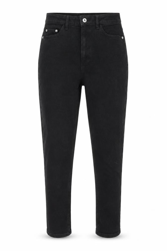 F&F Womens Black Cotton Skinny Jeans Size 8 L27 in Regular Zip
