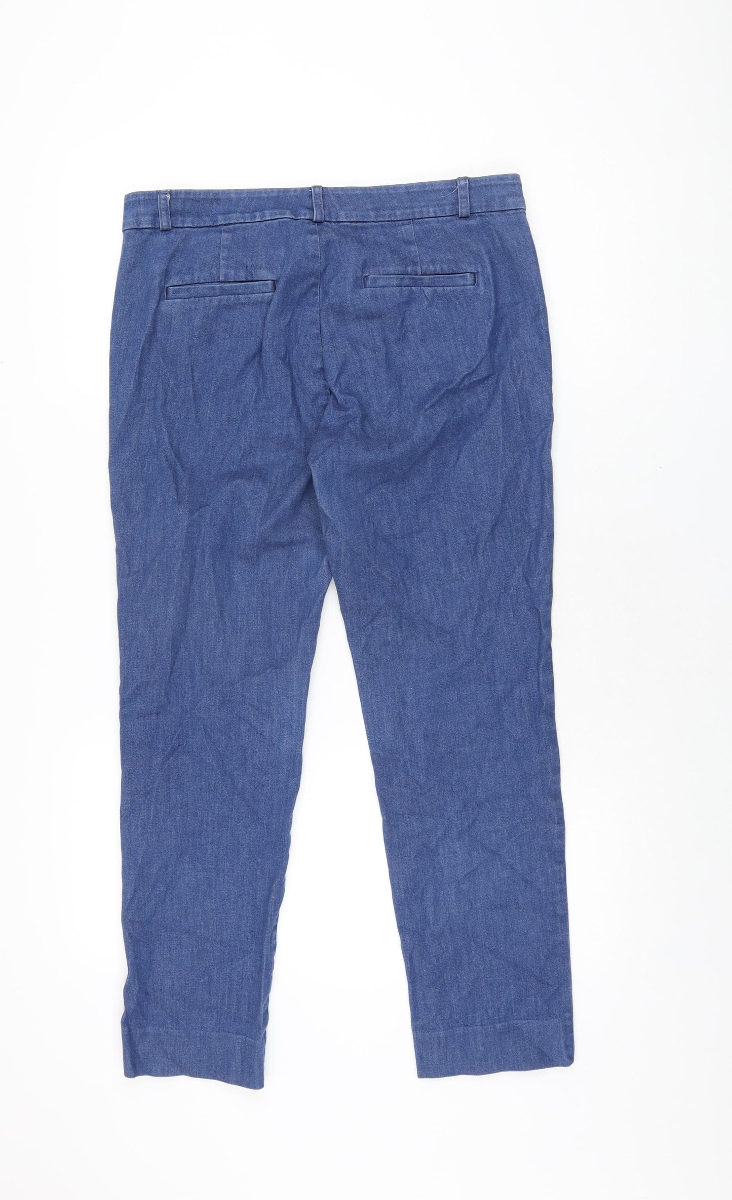 Banana Republic Womens Blue Polyester Skinny Jeans Size 6 L27 in Regular Zip