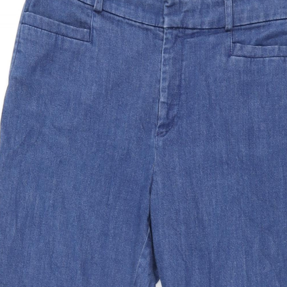 Banana Republic Womens Blue Polyester Skinny Jeans Size 6 L27 in Regular Zip