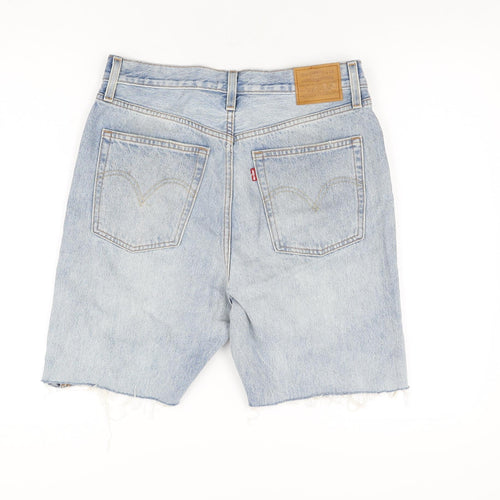 Levi's Mens Blue Cotton Bermuda Shorts Size 30 in L8 in Regular Zip