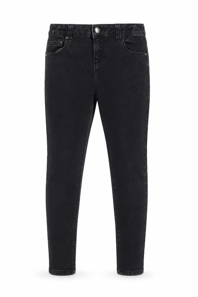 Denim Co Girls Black Cotton Skinny Jeans Size 9-10 Years L23 in Regular Zip