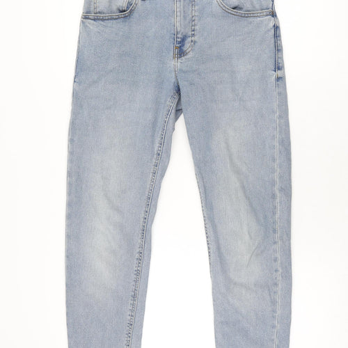 ASOS Womens Blue Cotton Skinny Jeans Size 28 in L30 in Regular Zip