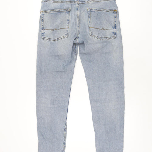 ASOS Womens Blue Cotton Skinny Jeans Size 28 in L30 in Regular Zip