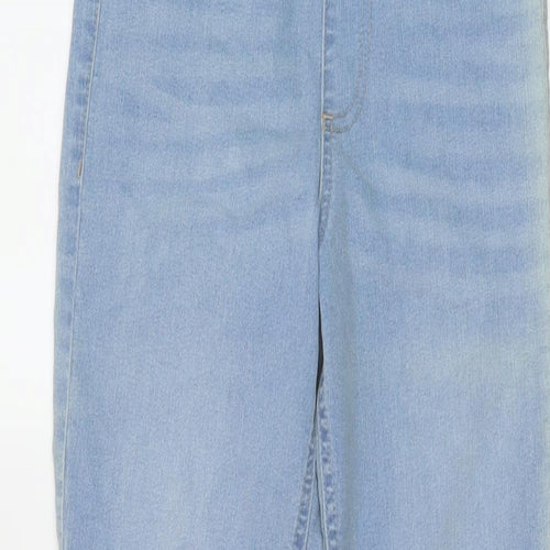 Marks and Spencer Womens Blue Cotton Jegging Jeans Size 8 L28 in Regular