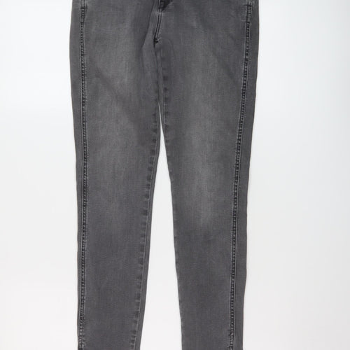 Esprit Womens Grey Cotton Skinny Jeans Size 28 in L28 in Regular Button