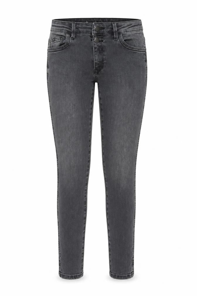 Esprit Womens Grey Cotton Skinny Jeans Size 28 in L28 in Regular Button