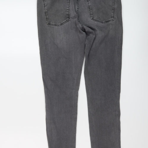 Esprit Womens Grey Cotton Skinny Jeans Size 28 in L28 in Regular Button