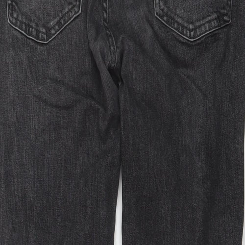Pull&Bear Mens Grey Cotton Skinny Jeans Size 32 in L29 in Regular Button