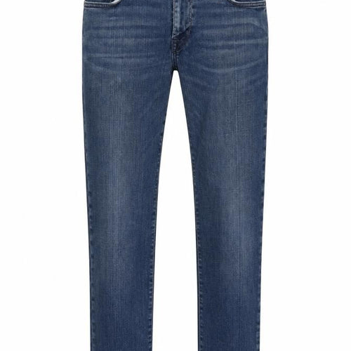 Selected Mens Blue Cotton Skinny Jeans Size 33 in L28 in Regular Button