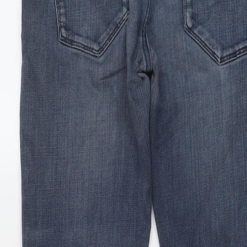 Selected Mens Blue Cotton Skinny Jeans Size 33 in L28 in Regular Button