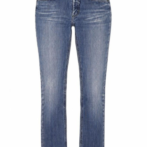 Acne Jeans Womens Black Cotton Straight Jeans Size 24 in L28 in Regular Button