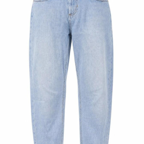 Pimke Womens Blue Cotton Mom Jeans Size 26 in L26 in Regular Button