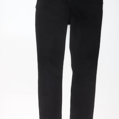 NEXT Womens Beige Cotton Skinny Jeans Size 6 L29 in Regular Button