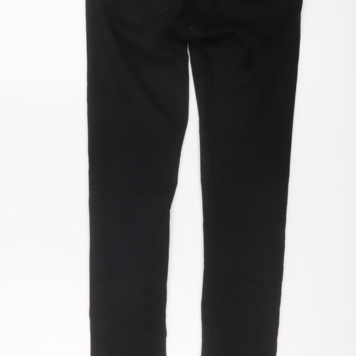 NEXT Womens Beige Cotton Skinny Jeans Size 6 L29 in Regular Button