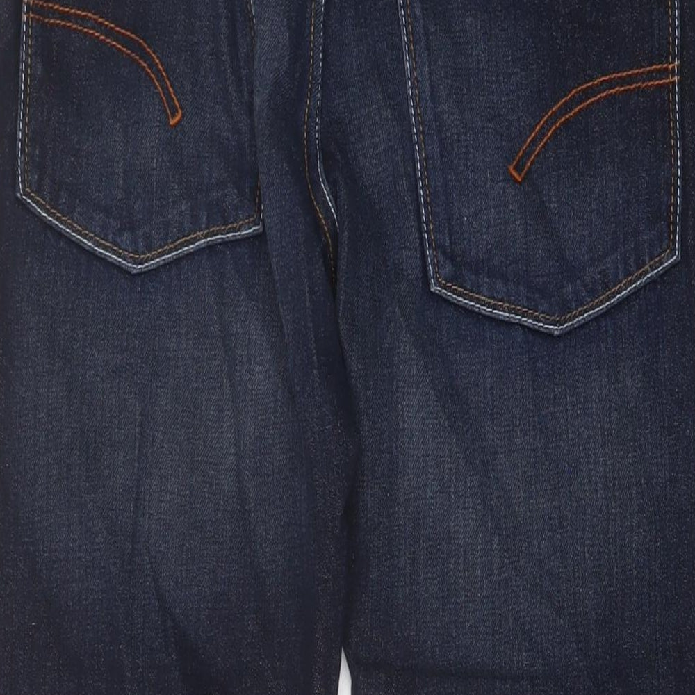 NEXT Boys Blue Cotton Straight Jeans Size 13 Years Regular Button