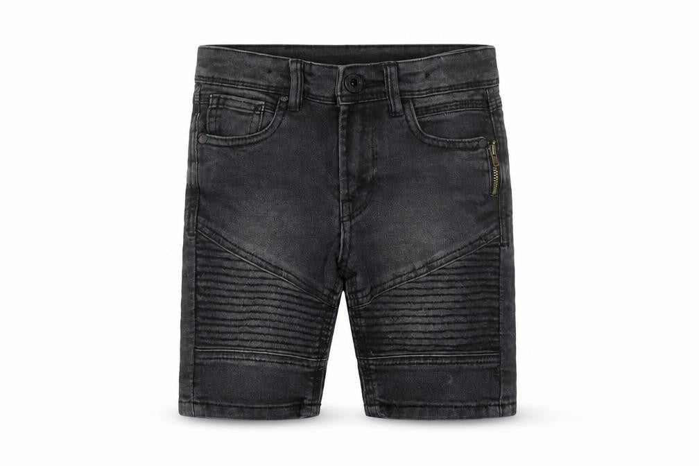 Denim & Co. Boys Green Cotton Bermuda Shorts Size 5 Years Regular Zip